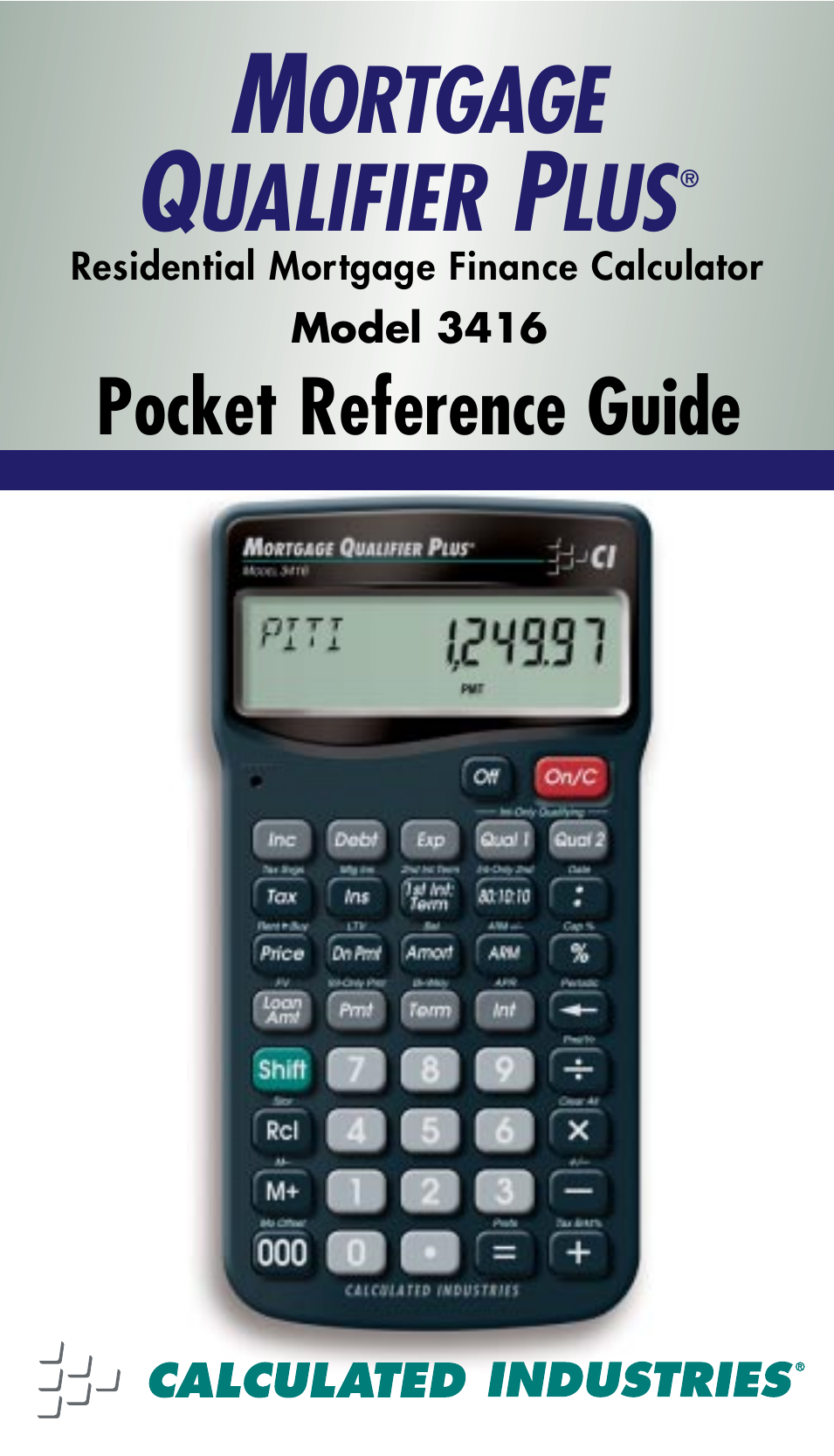 3416 Pocket Reference Guide