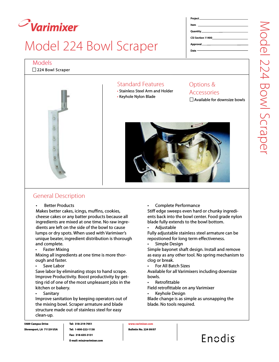 Bowl Scraper 224