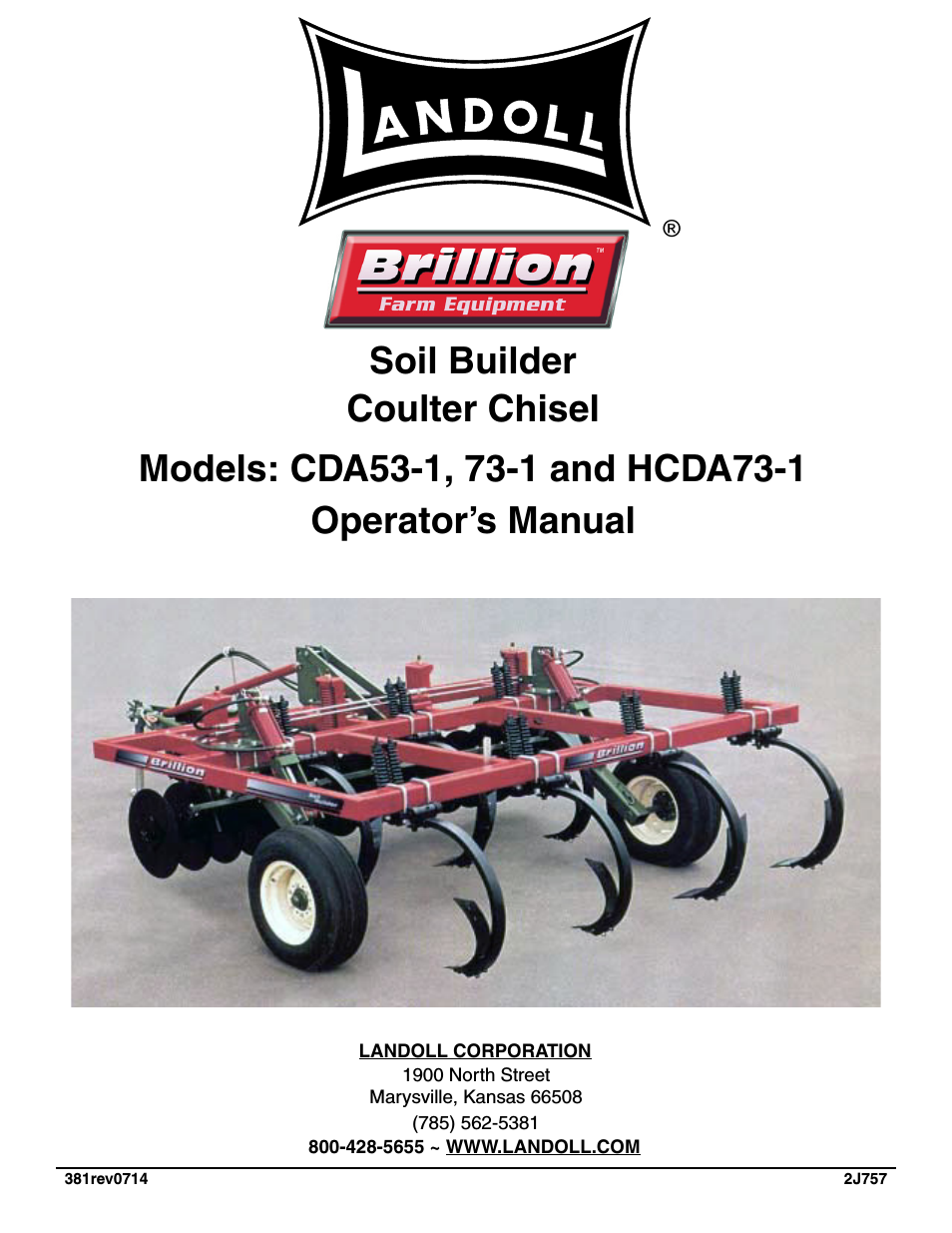 CDA73-1 Soil Builder Coulter Chisel