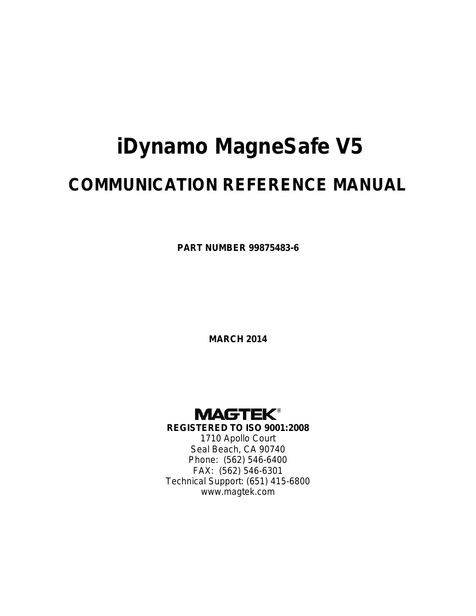 iDynamo MagneSafe V5
