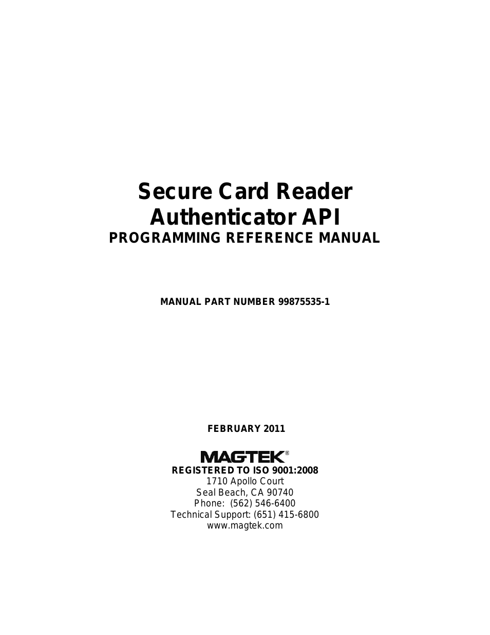 Secure Card Reader