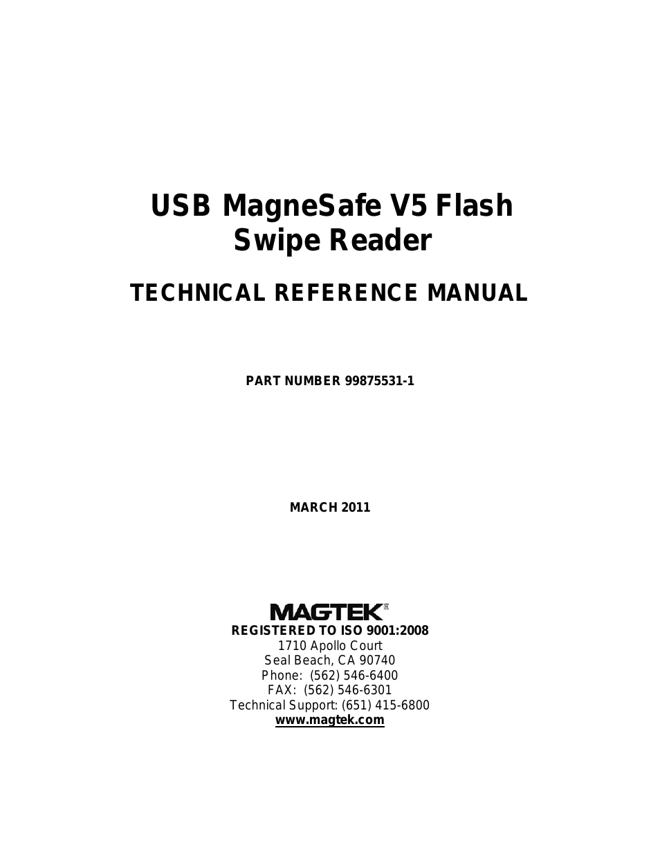 USB MagneSafe V5 Flash