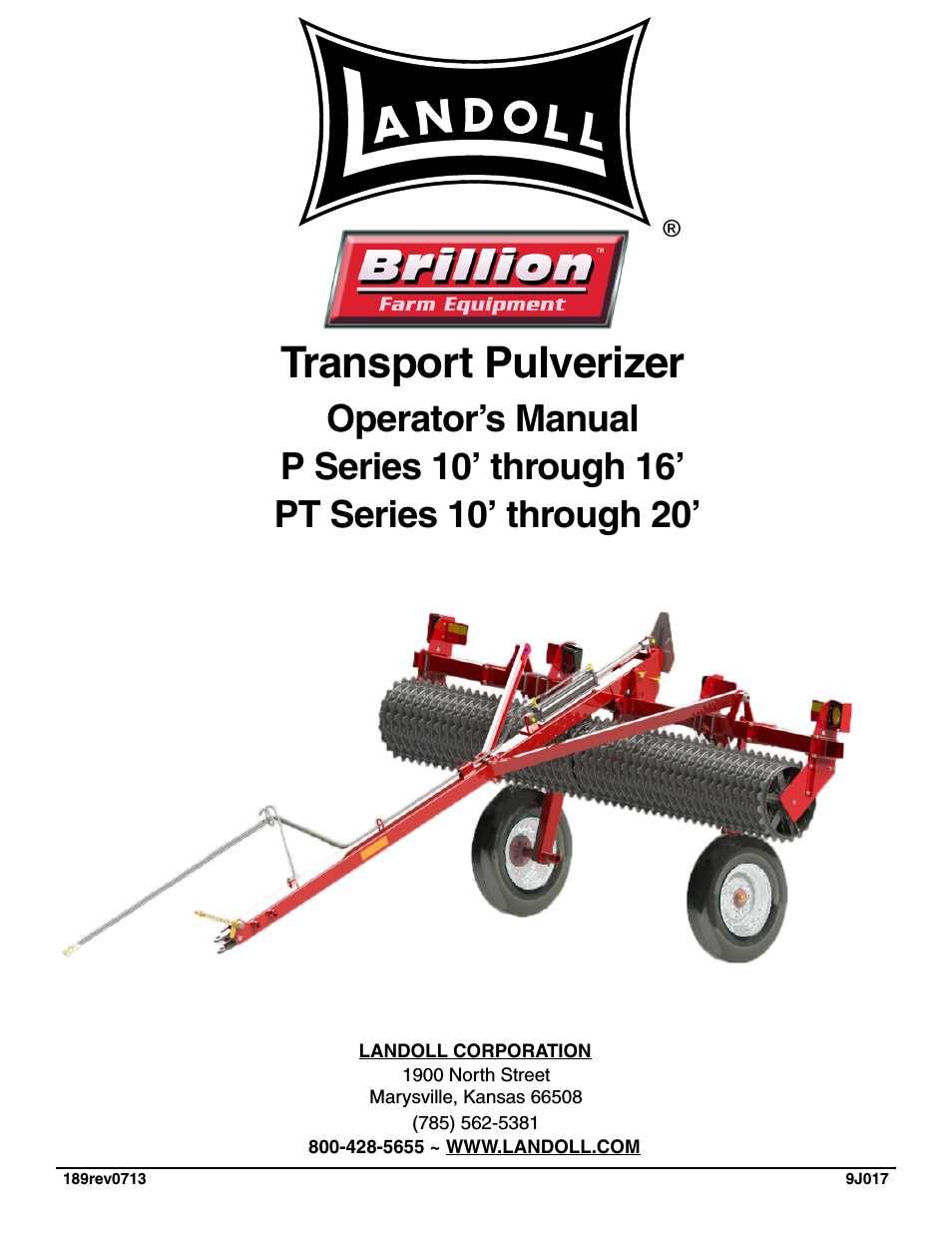 P Series 10 through 16 Transport Pulverizer