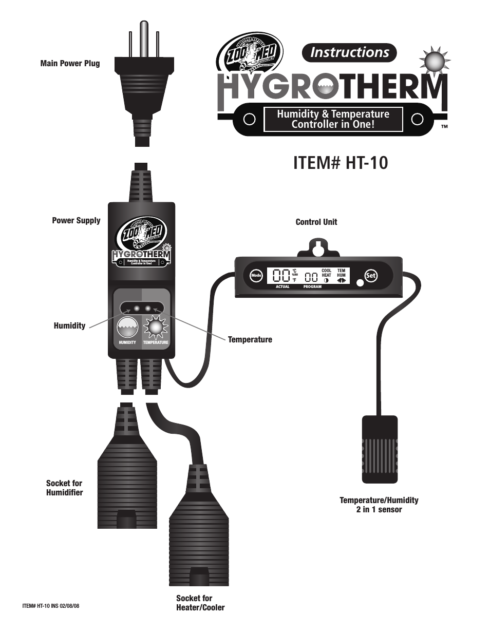 HygroTherm™ Humidity & Temperature Controller