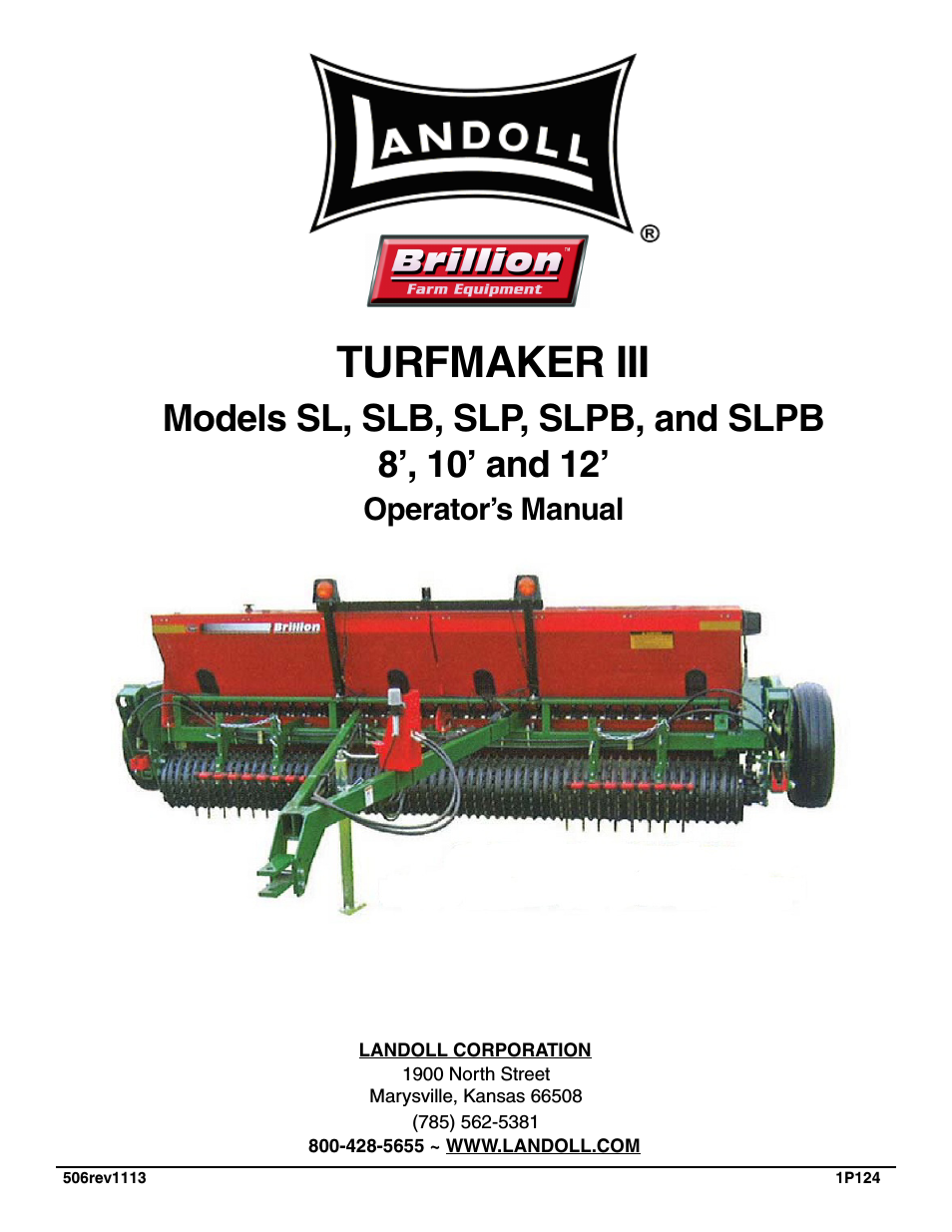 SL/SLB/SLP/SLPB/SLPB TURFMAKER III