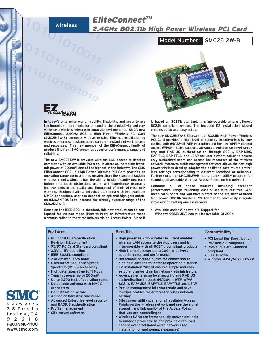 SMC EliteConnect SMC2512W-B