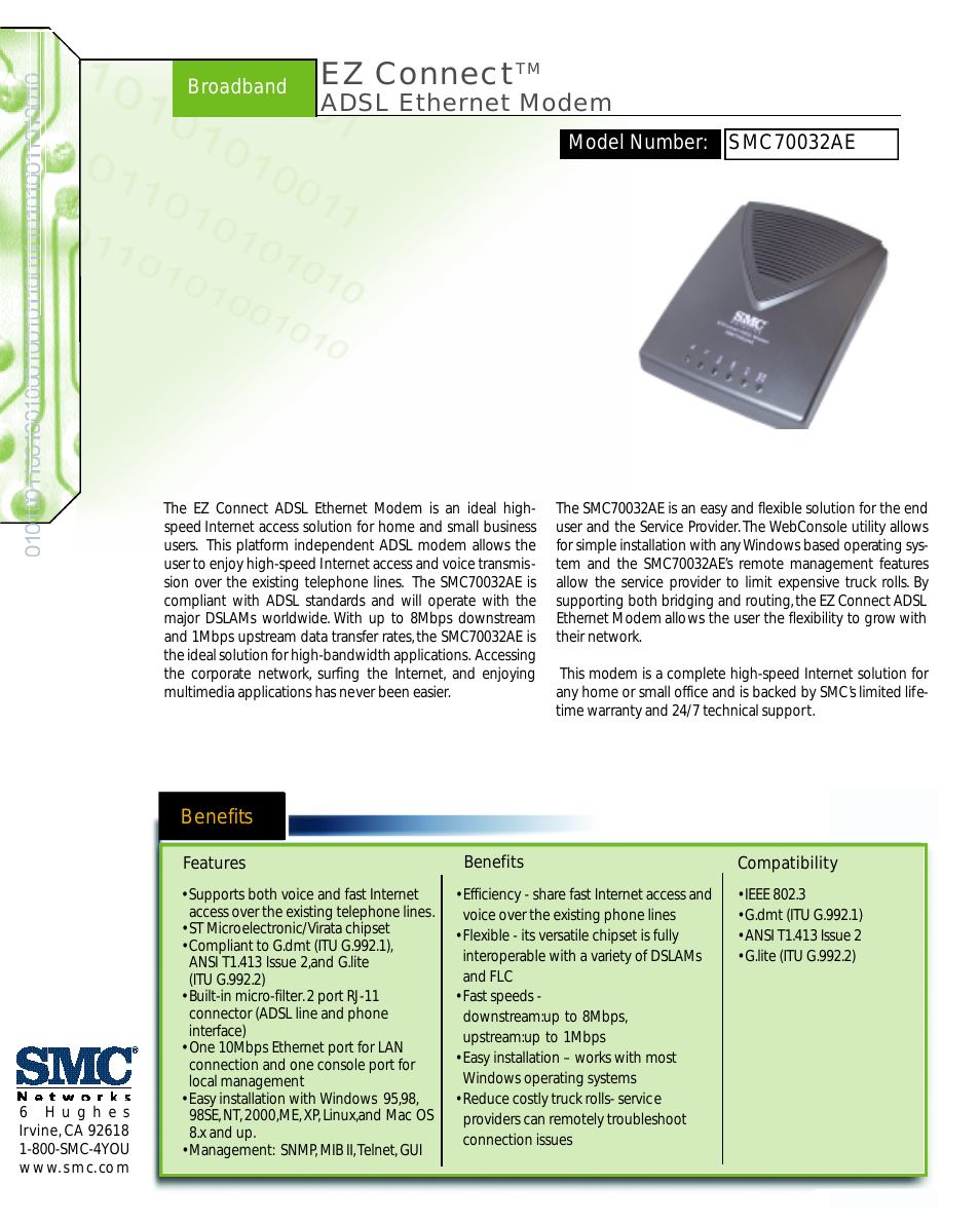 SMC EZ Connect SMC70032AE
