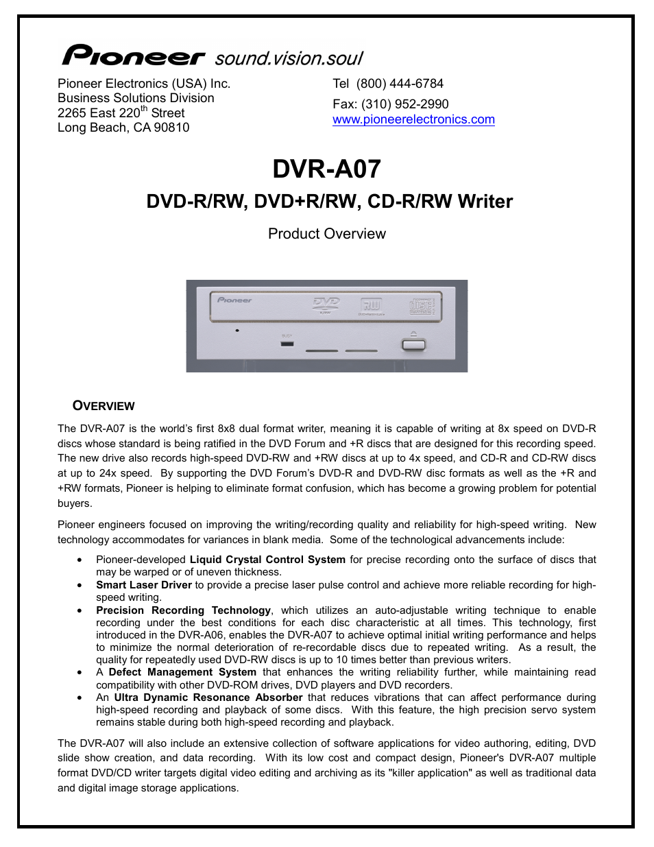 DVR-A07