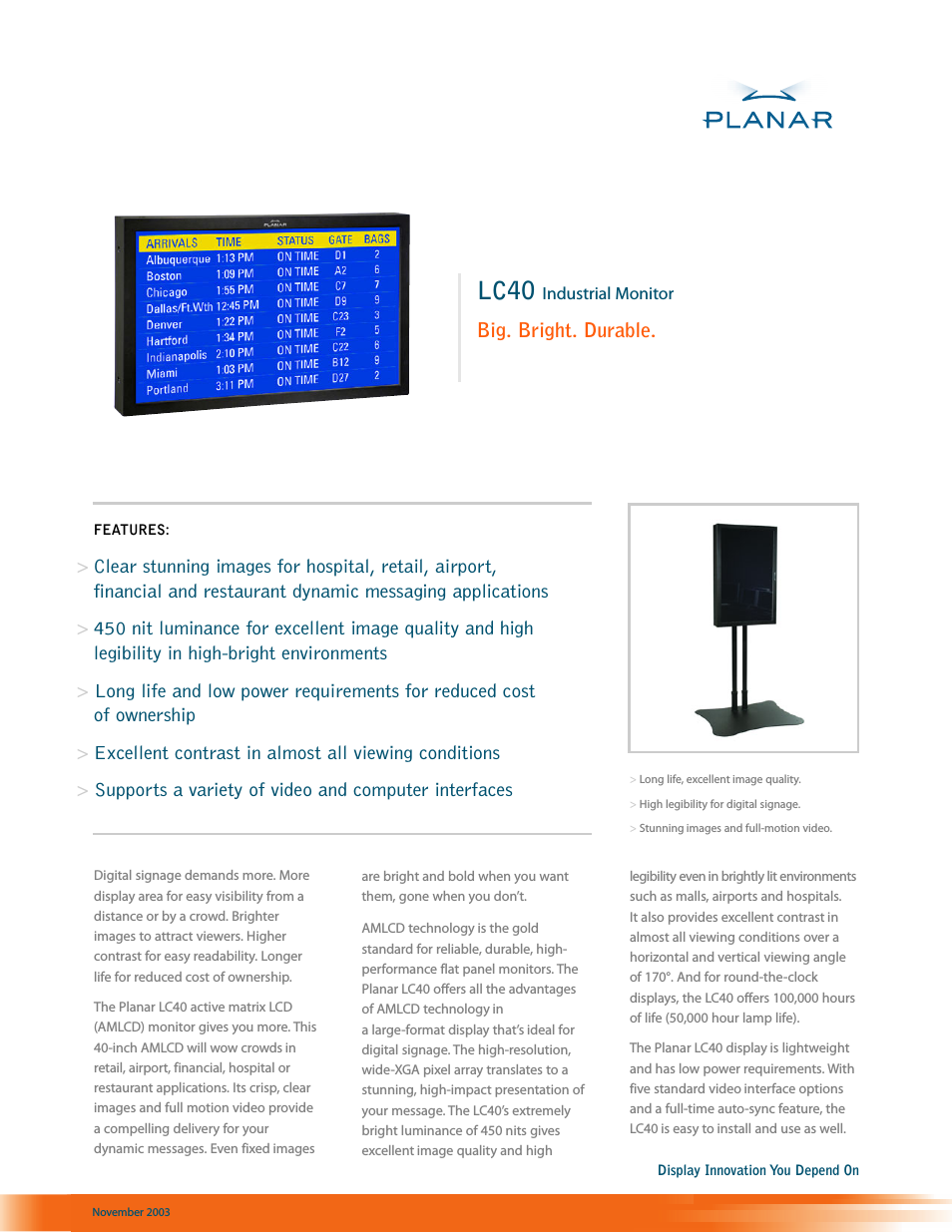 Industrial Monitor LC40