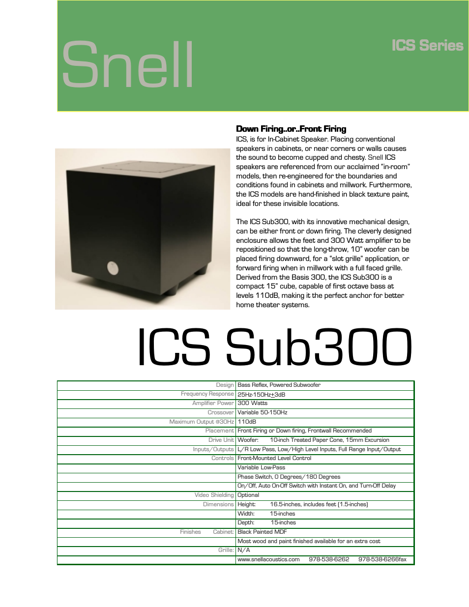 ICS Sub300