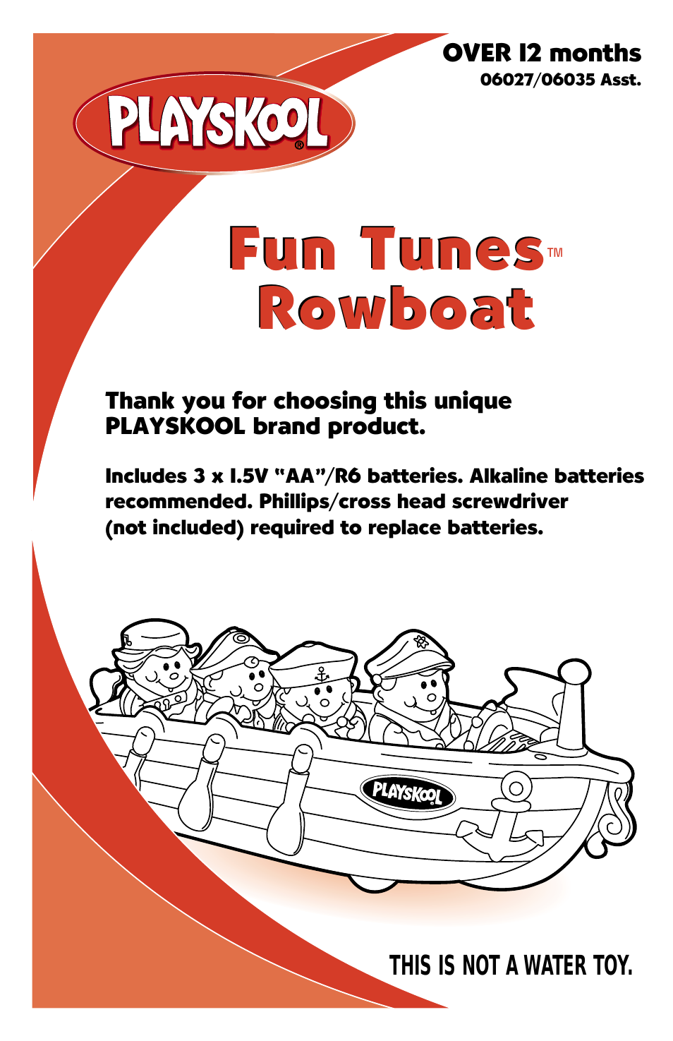 Fun Tunes Rowboat 06027/06035