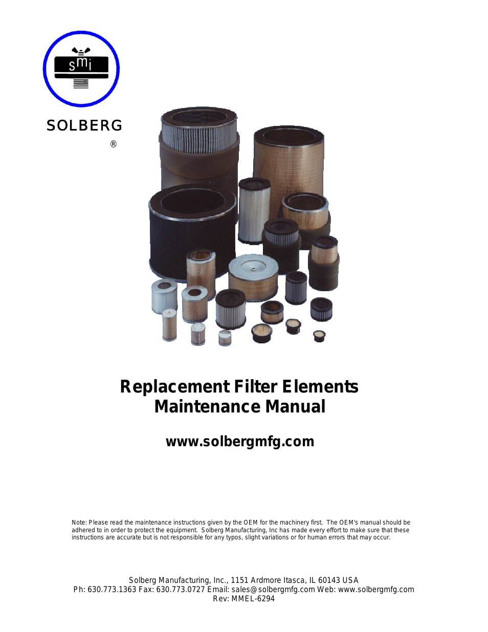 Replacement Filter Elements