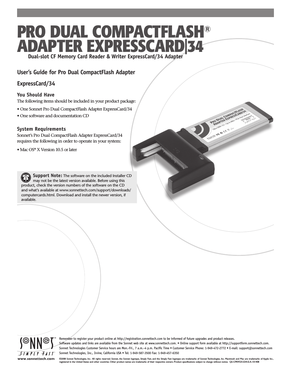 Pro Dual CompactFlash Adapter ExpressCard_34