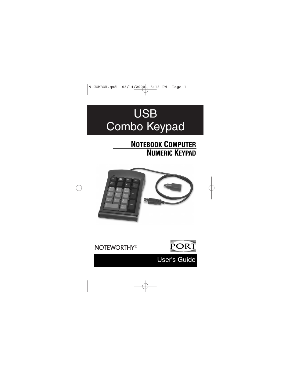 noteworthy usb combo keypad 9-combok.qxd