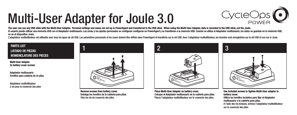 Multi-User Adapter for Joule 3.0