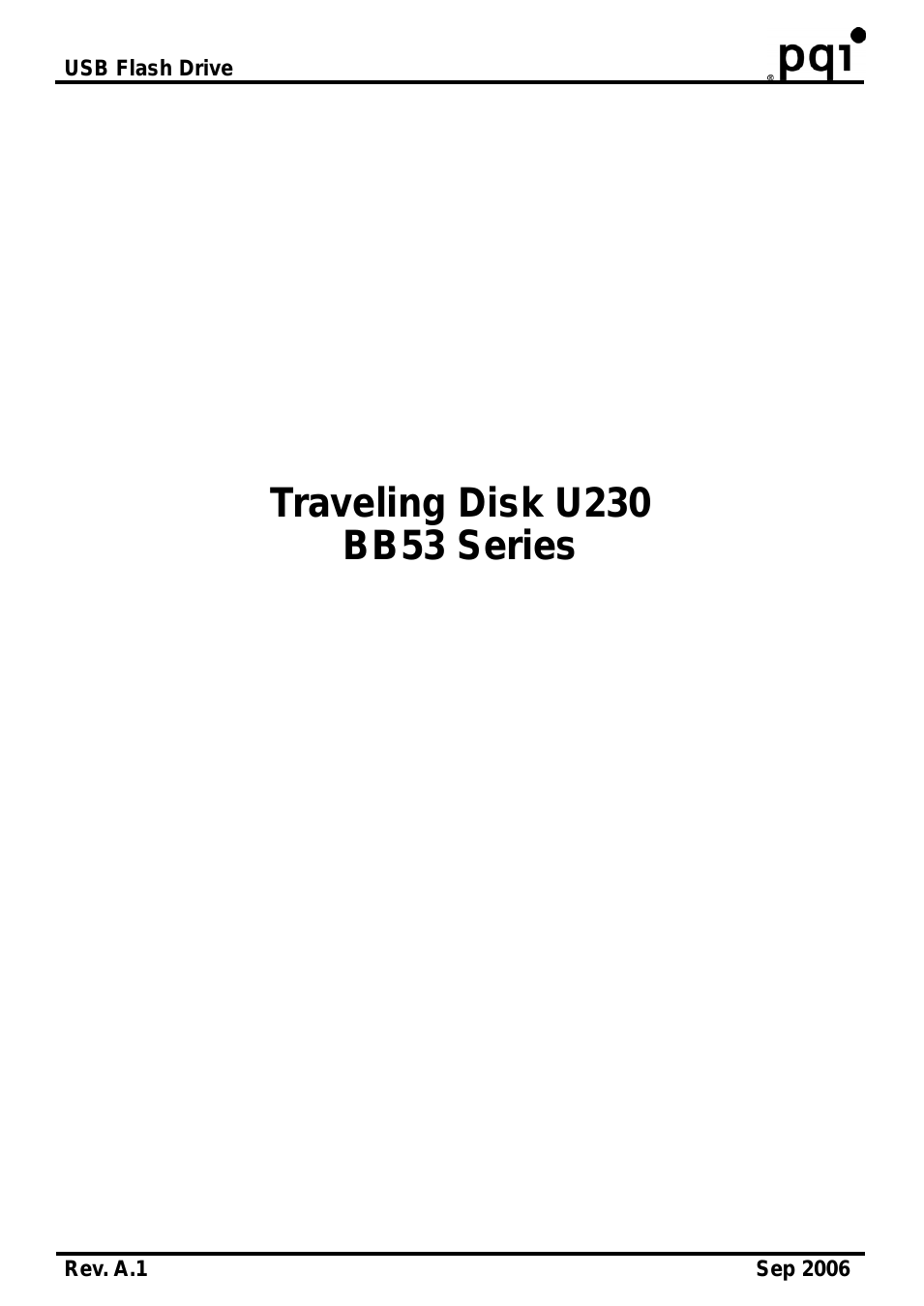 Traveling Disk U230