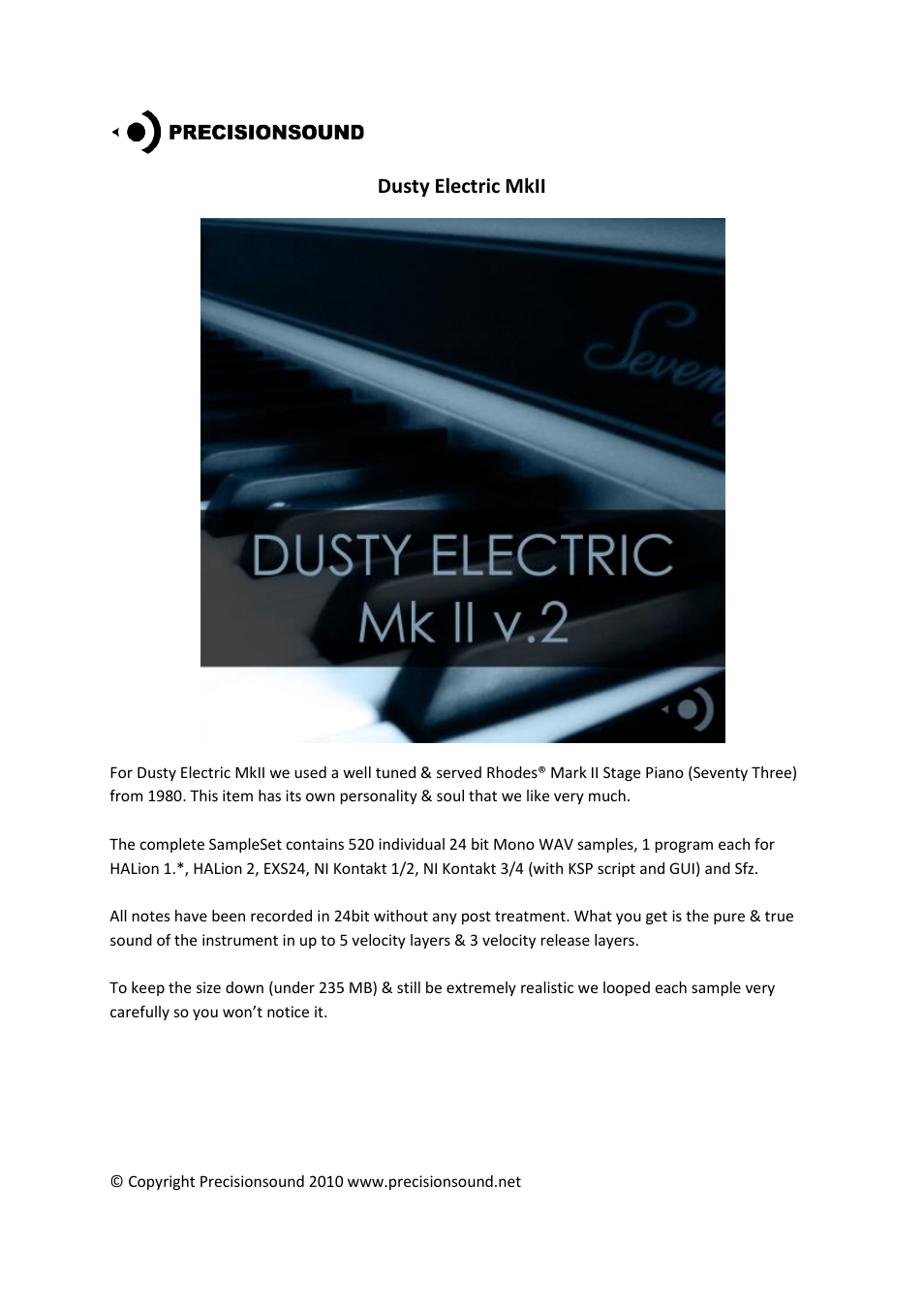 Dusty Electric MkII