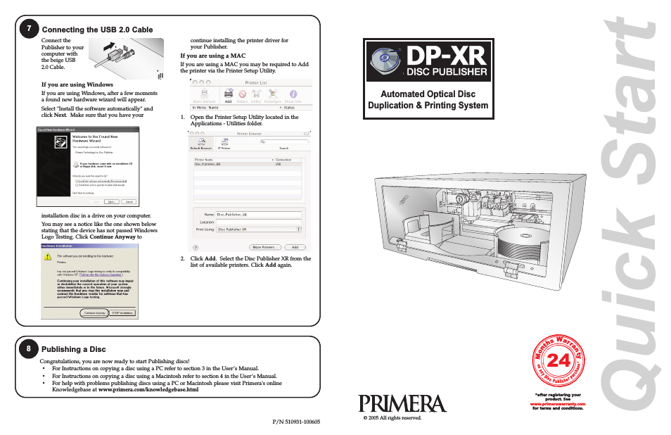 Automated Optical Disc Duplication & Printing System DP-XR