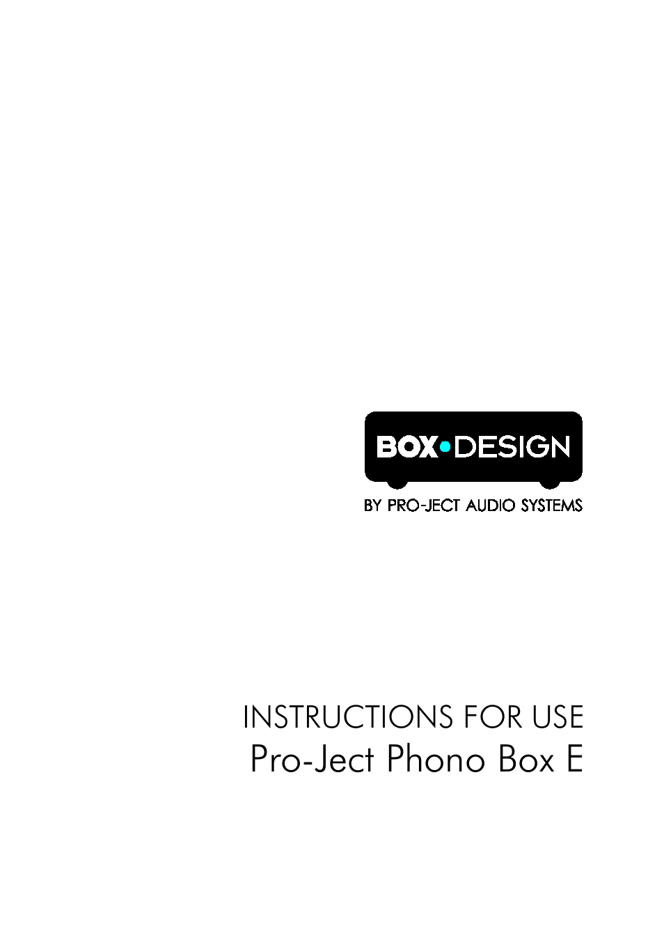Phono Box E