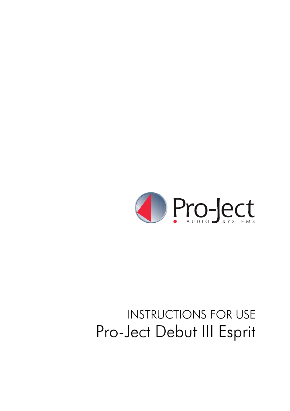 Pro-Ject Debut III Esprit