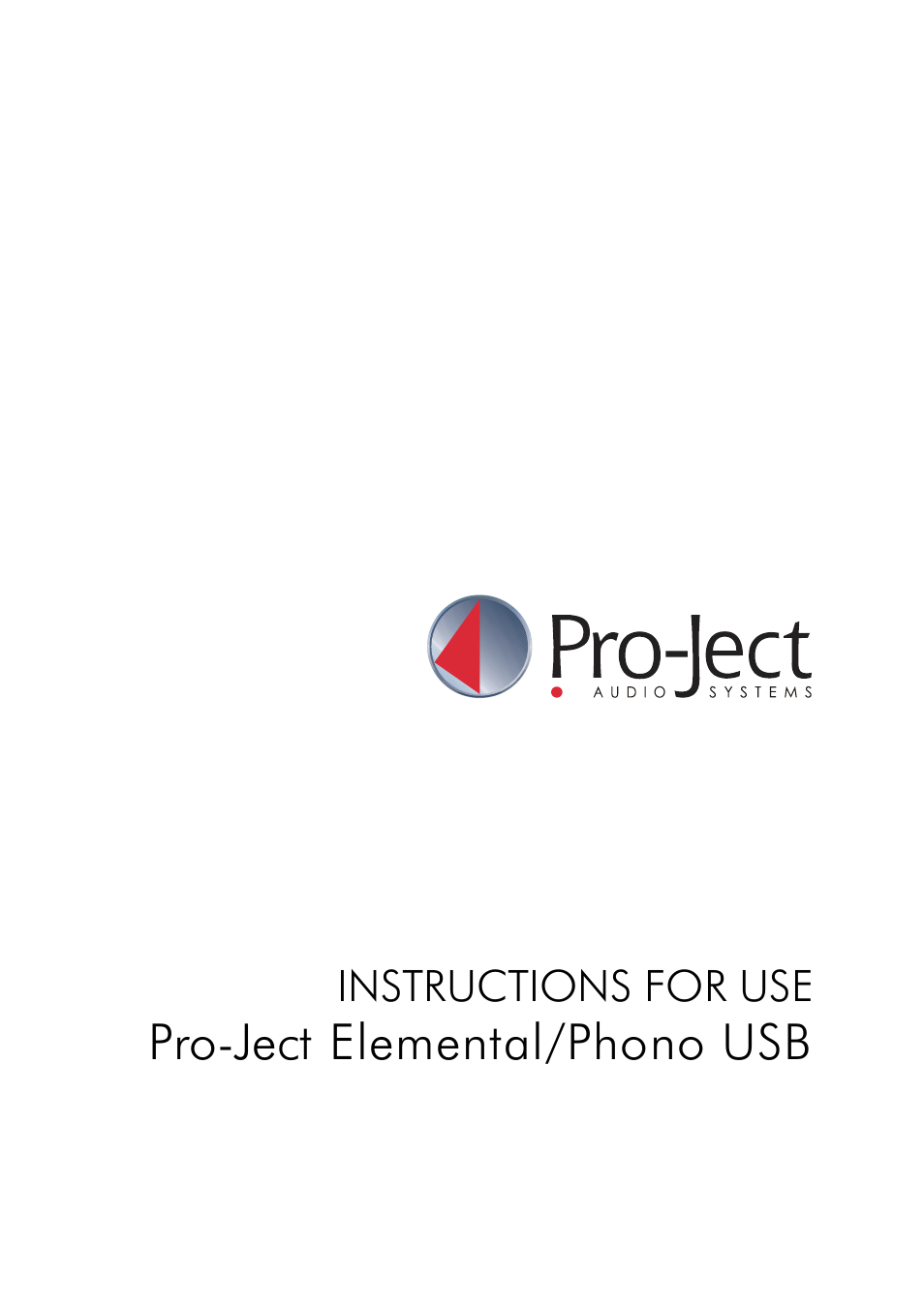 Pro-Ject Elemental Phono USB