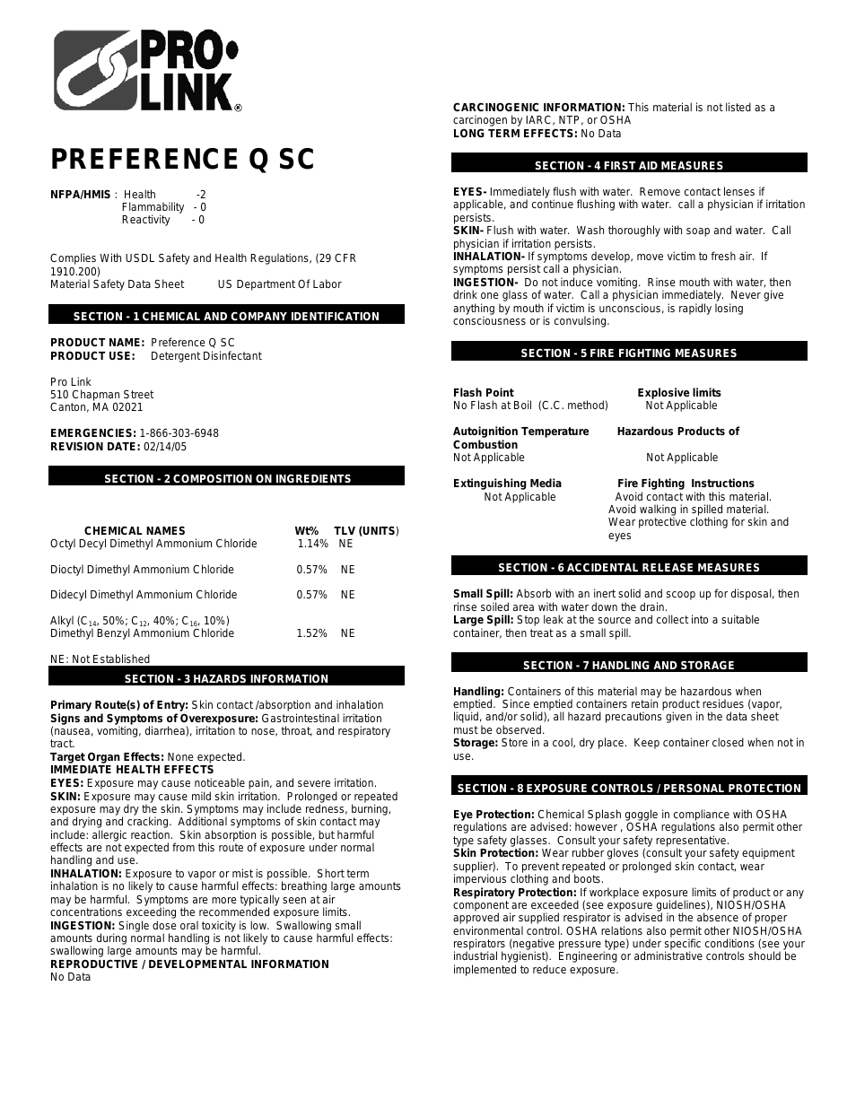 #3 ChemiCenter Preference Q SC 07082