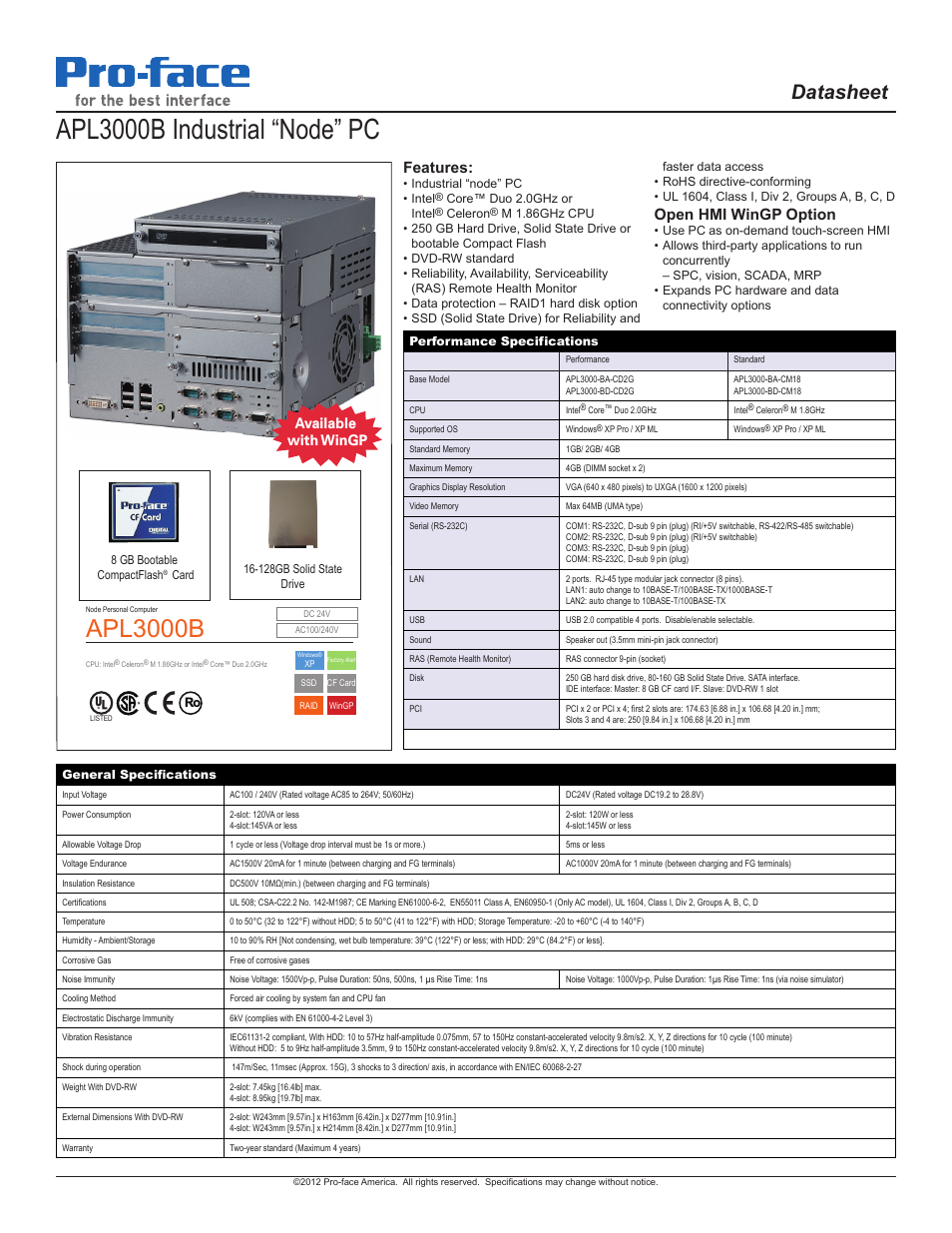 APL3000B - Node Box PC