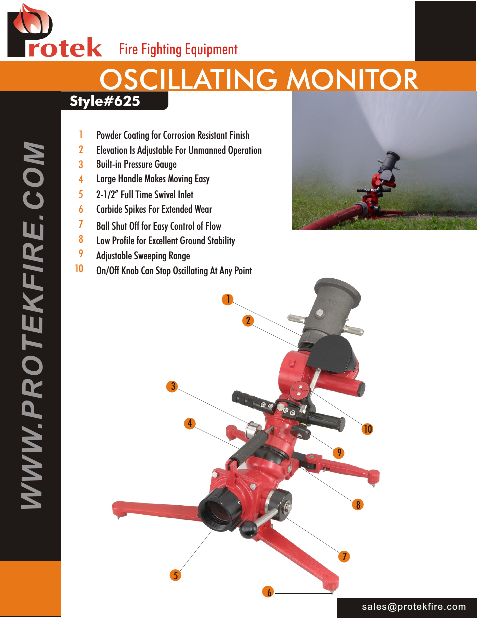 625 Ground Oscillating Monitor