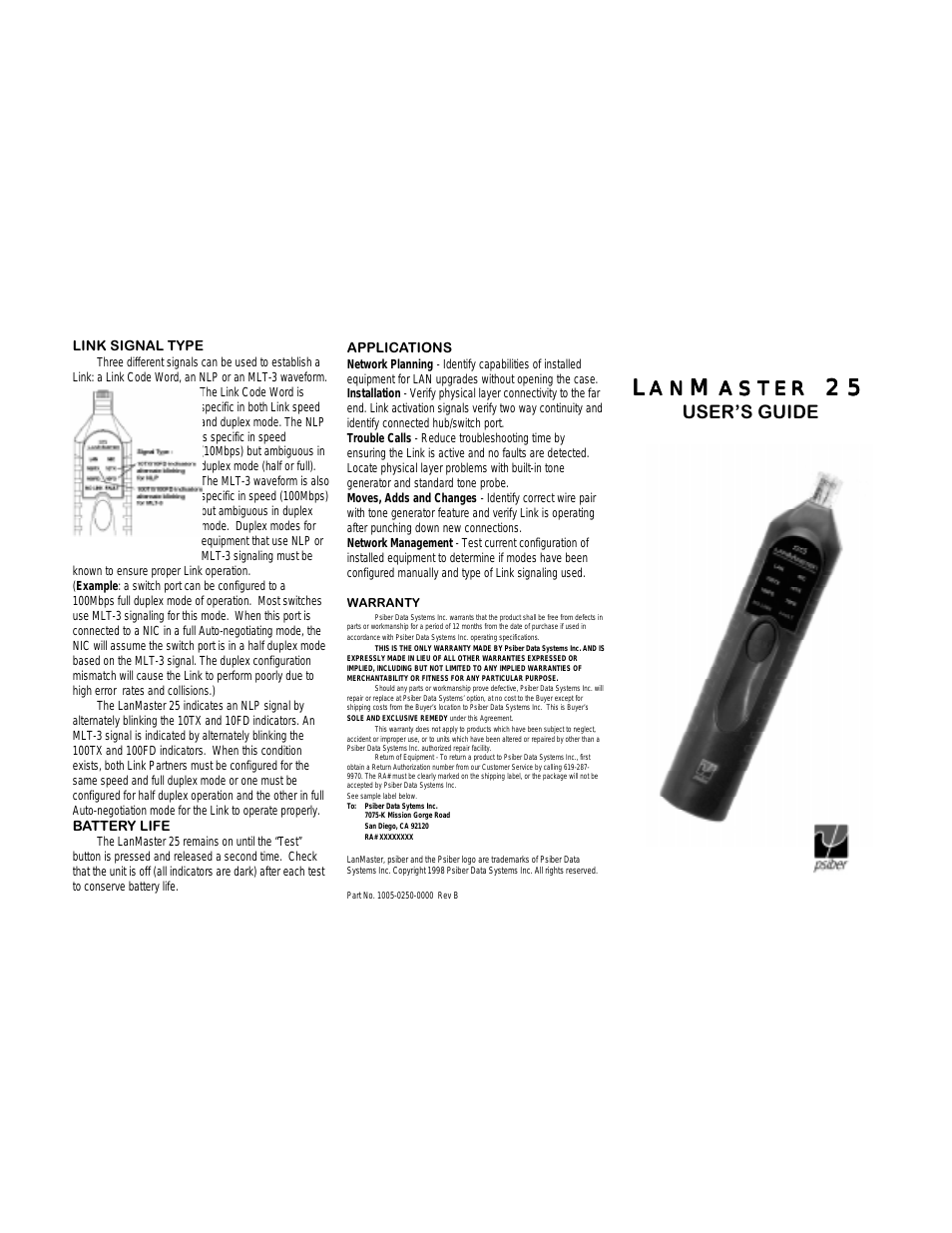 LanMaster 25