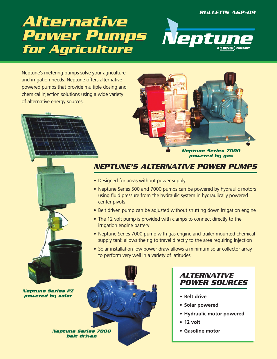 Neptune Alternative Power Pumps for Agriculture