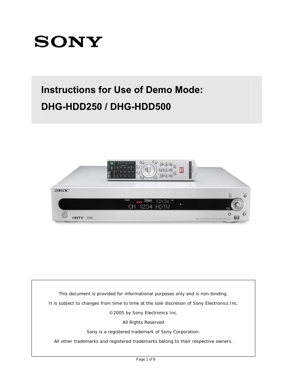 DHG-HDD250