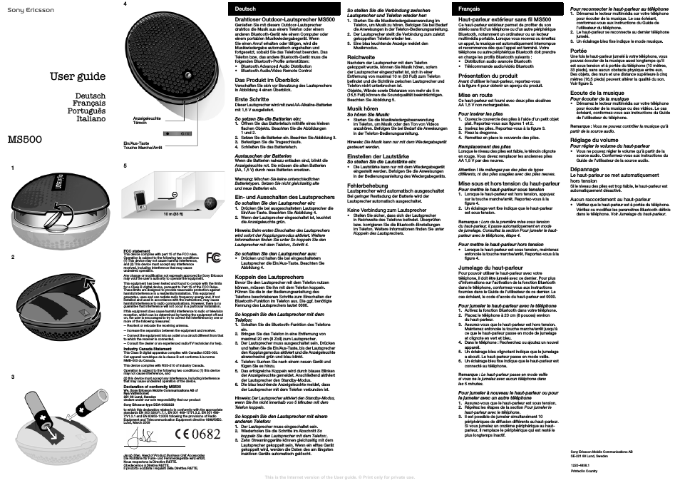 Kabelloser Outdoor-Lautsprecher MS500(MS500)