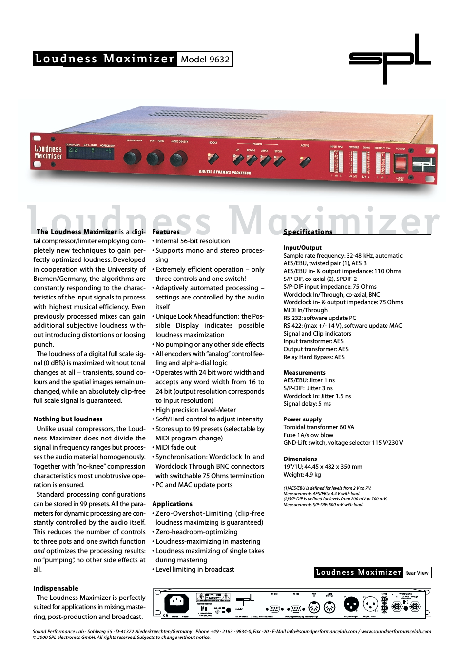 Loudness Maximizer 9632