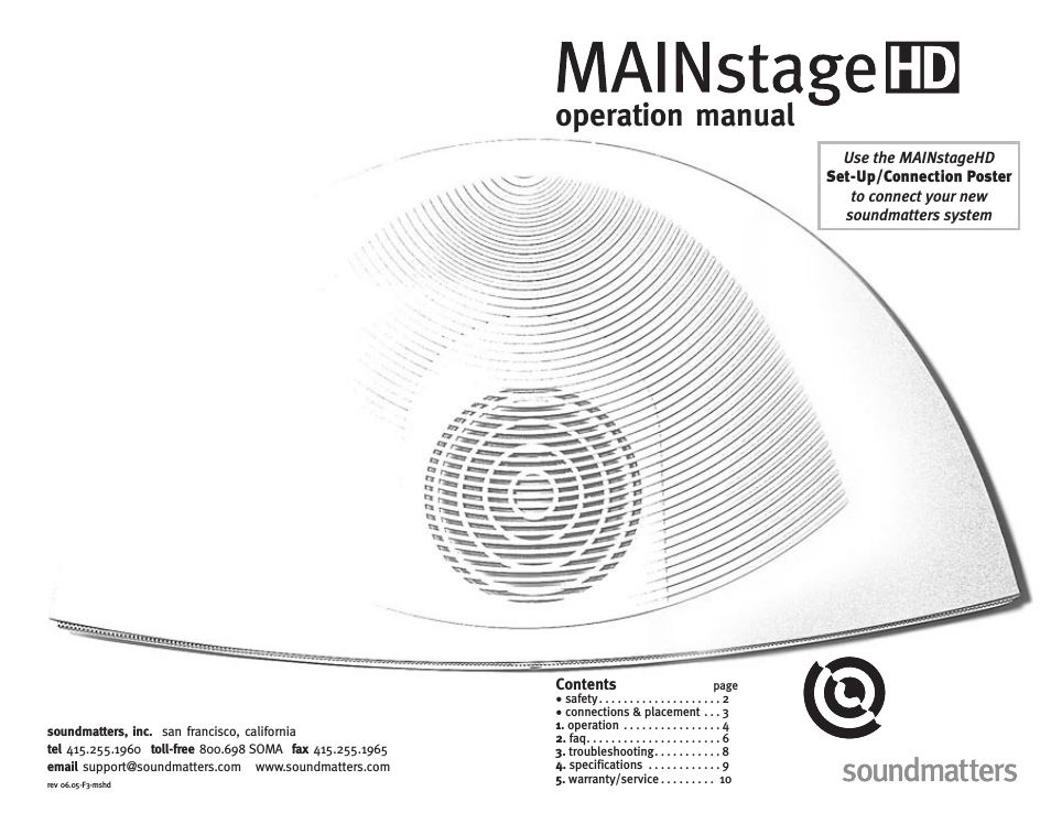 MAINstage HD Manual