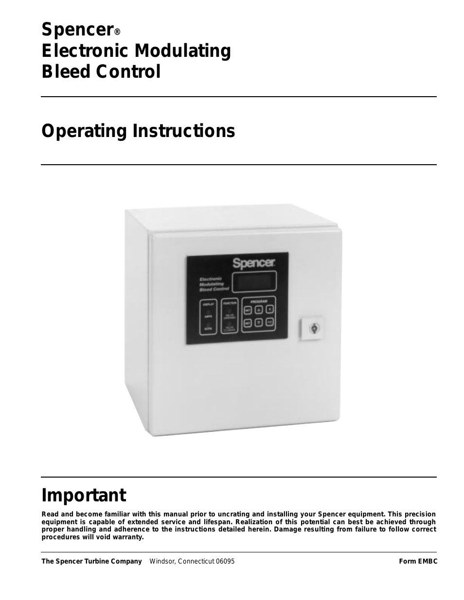 Electronic Modulating Bleed Control