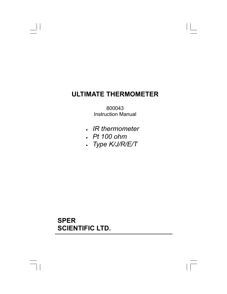 800043 Ultimate Thermometer