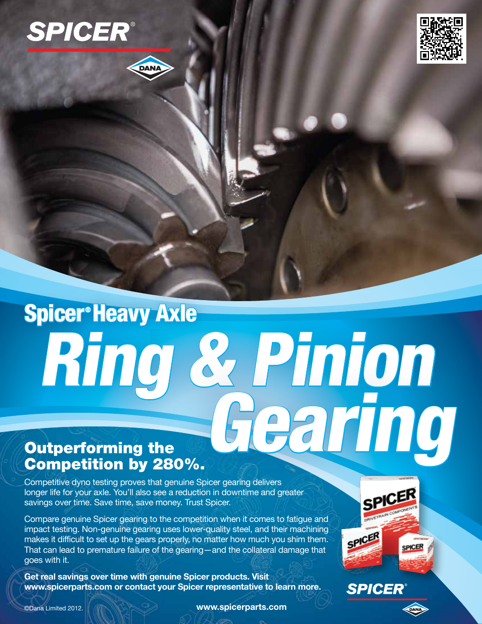 Heavy Axle Ring and Pinion Gearing