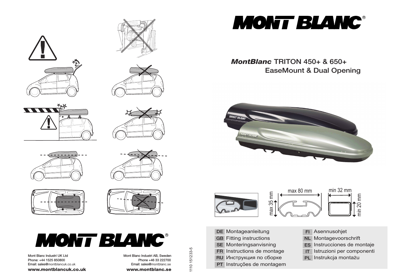 Mont Blanc Triton 450