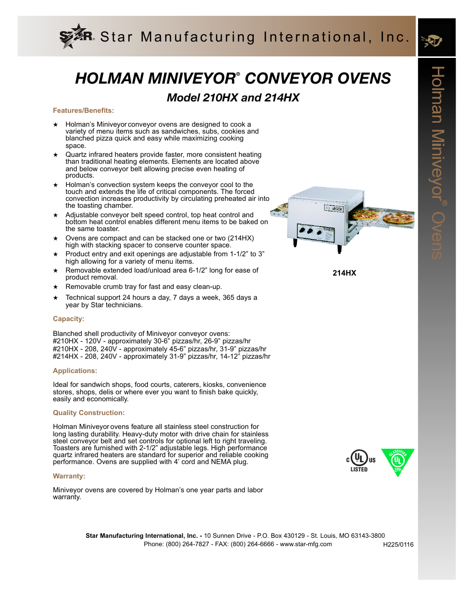 Holman Miniveyor 214HX