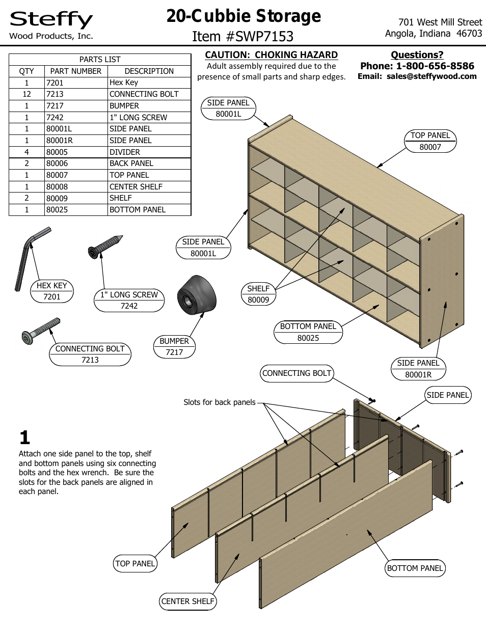 20-Tray Storage Cabinet