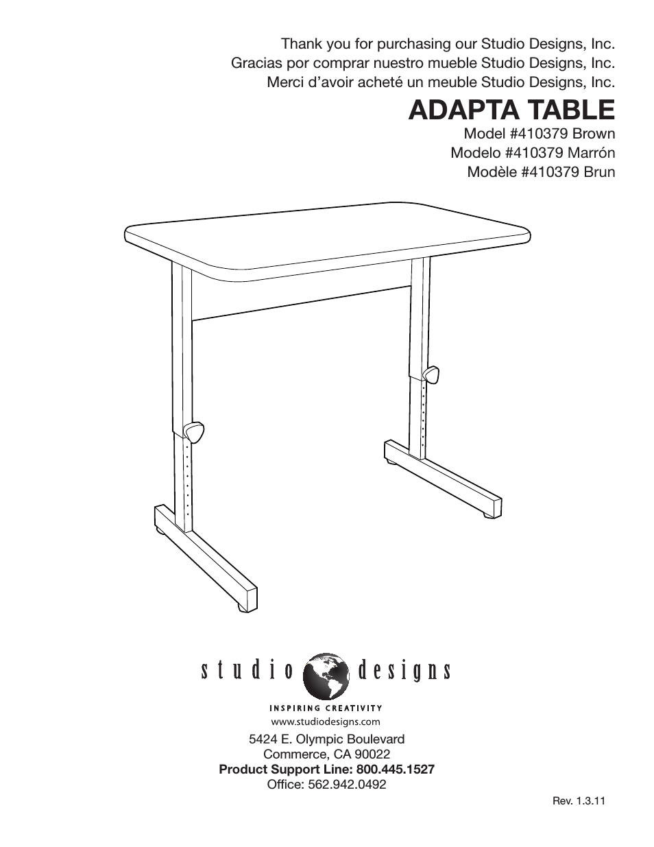 Adapta Table