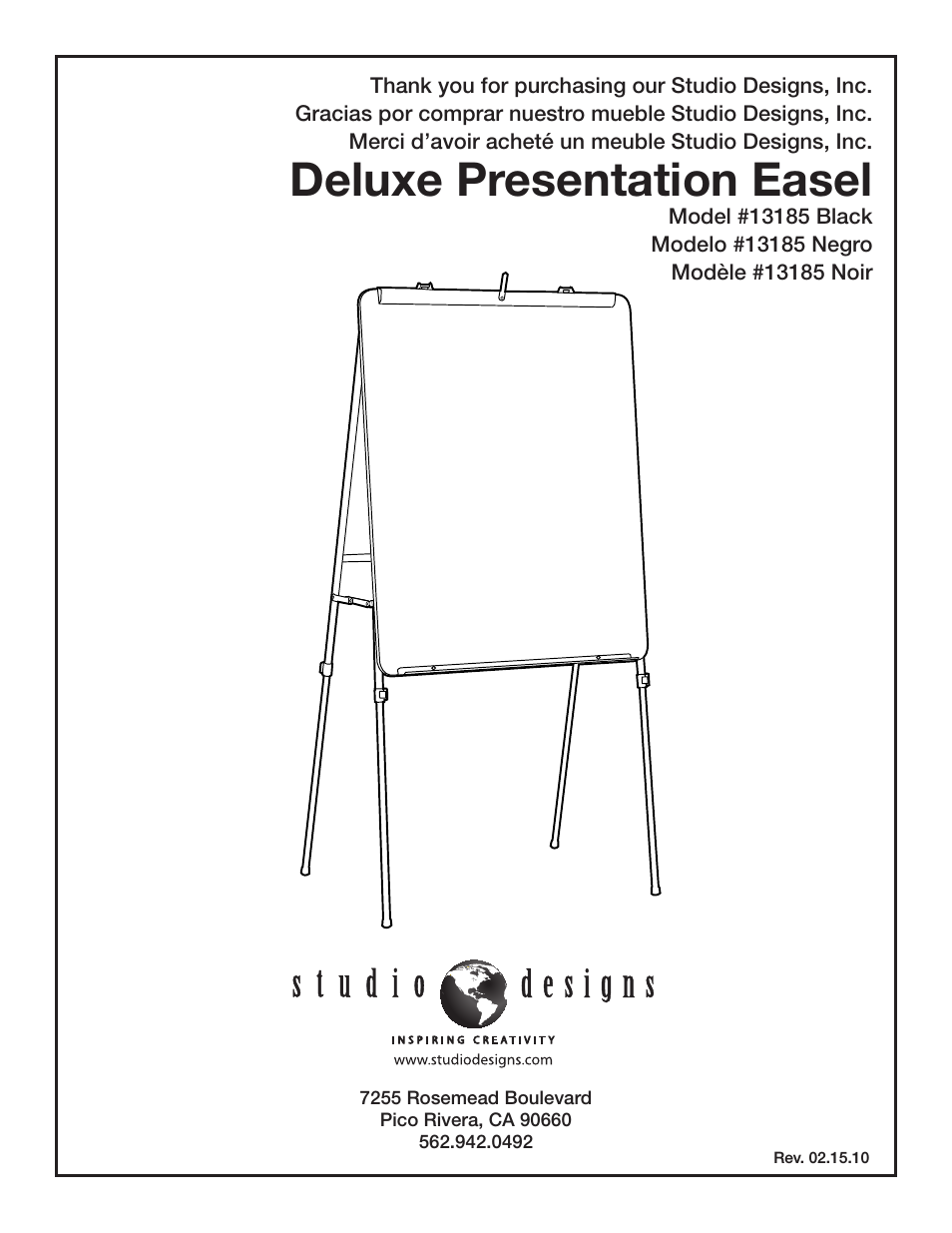 Deluxe Presentation Easel