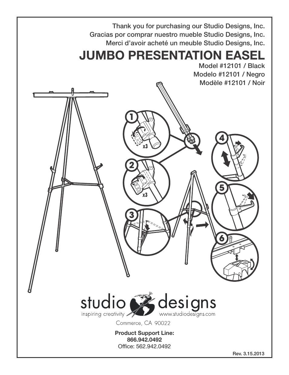 Jumbo Presentation Easel