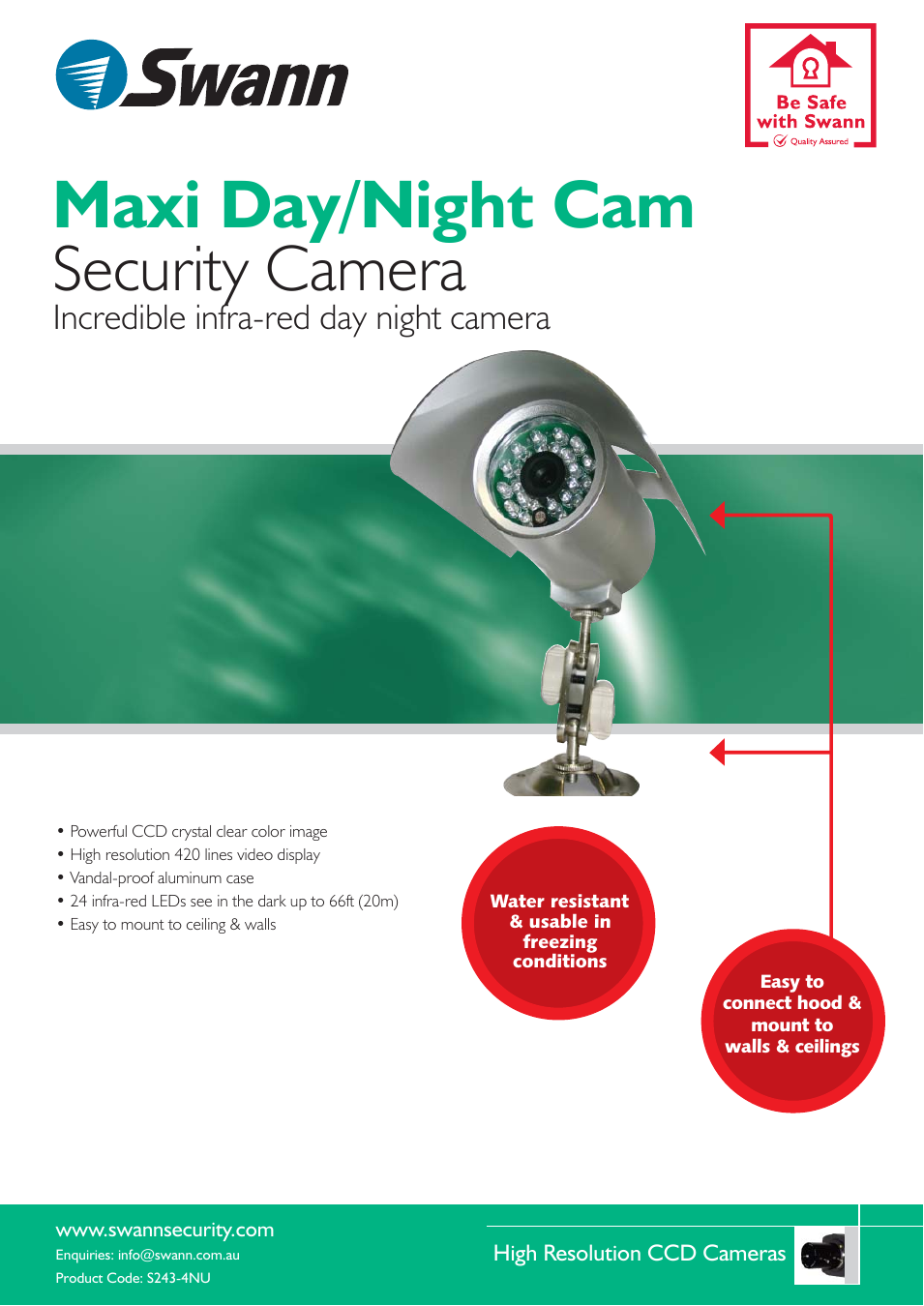 Maxi Day/Night Cam S243-4NU