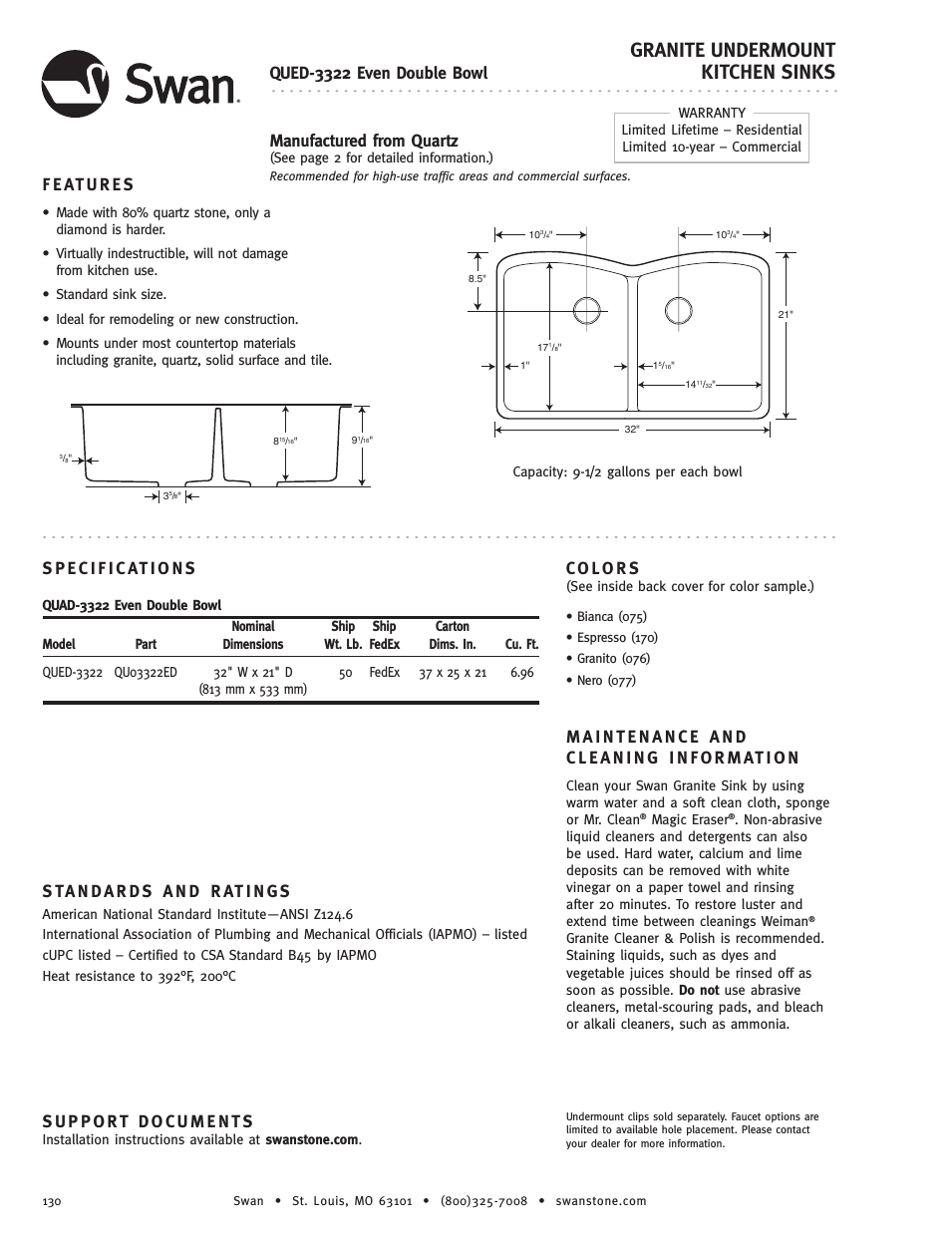 QUED-3322 - Specification