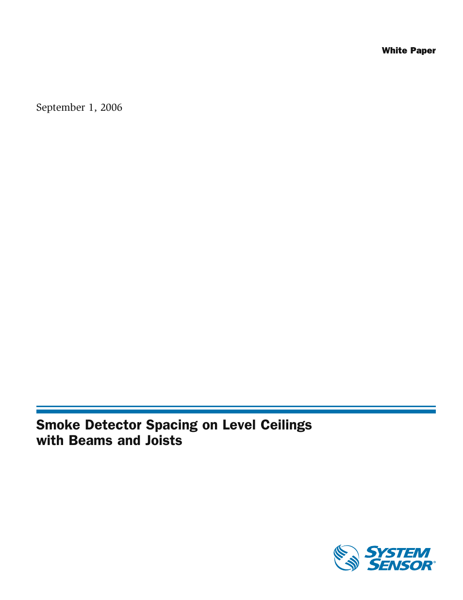Smoke Detector Spacing on Level Ceilings with Beams and Joists