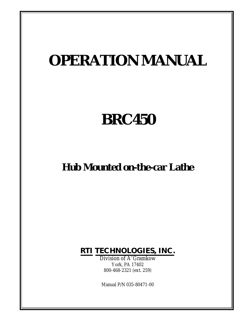 BRC450