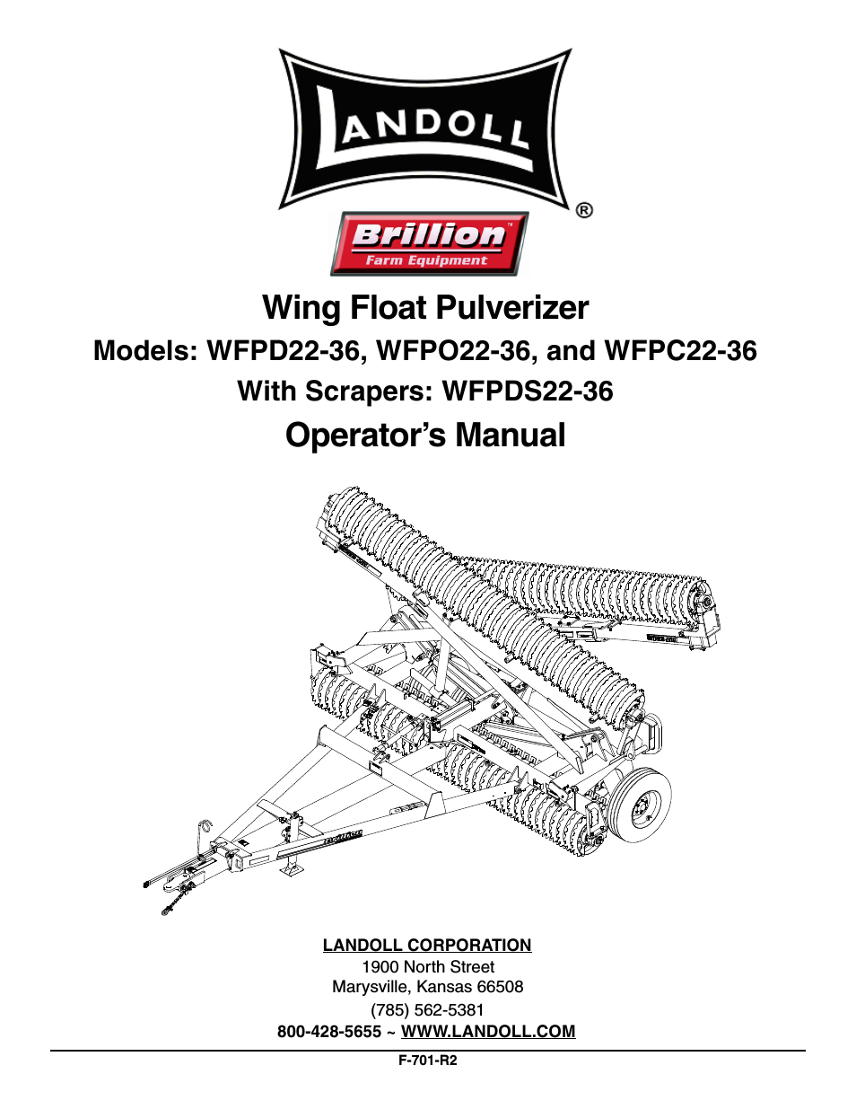 WFPD22-36 Wing Float Pulverizer