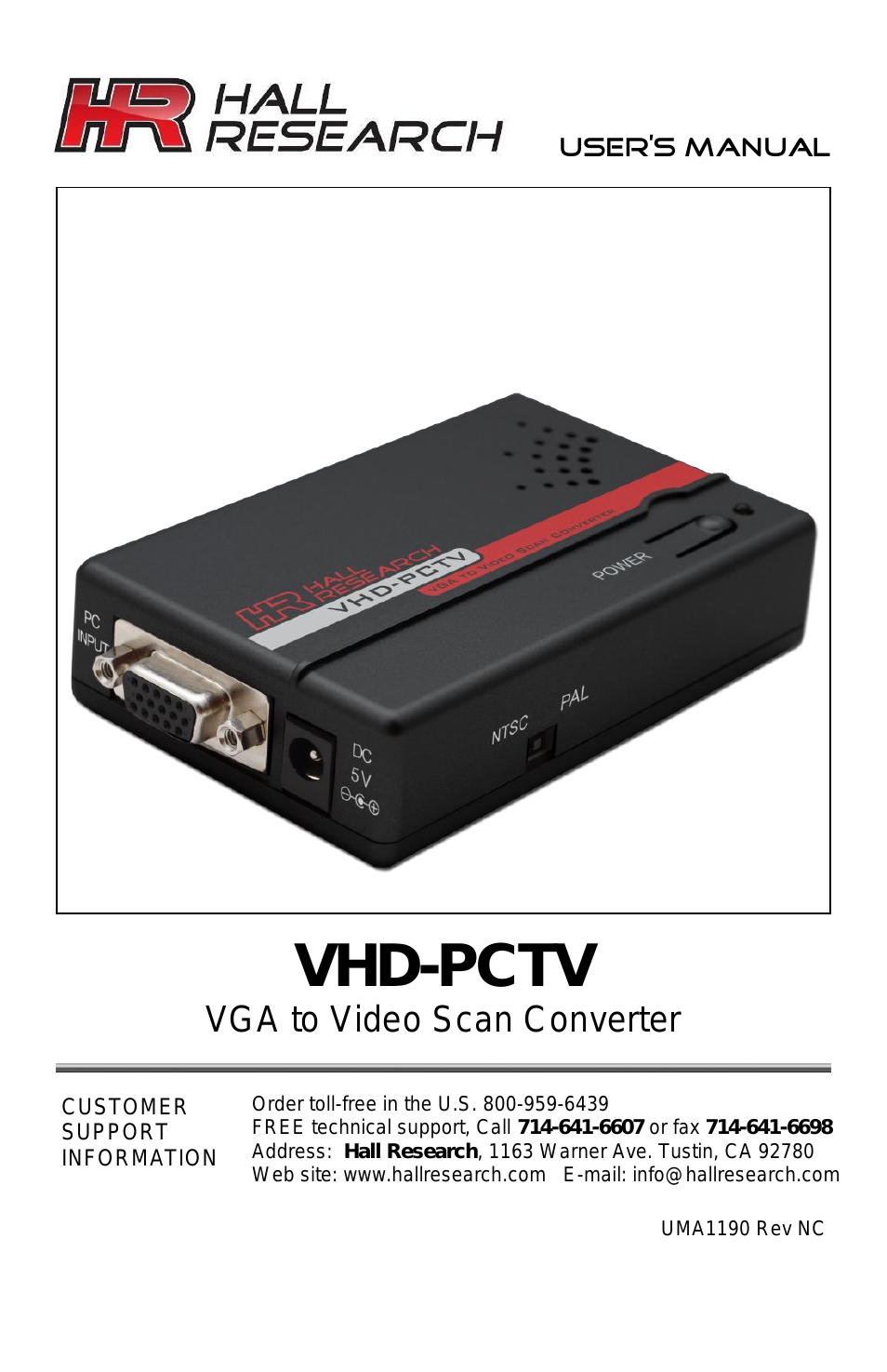 VHD-PCTV