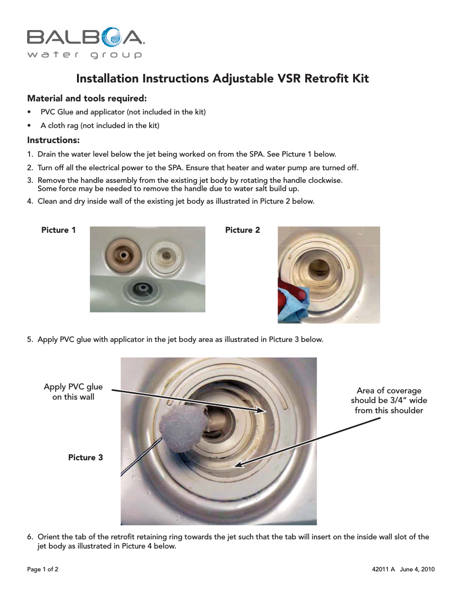 Adjustable VSR Retrofit Kit